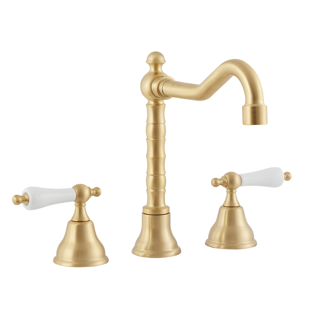 English Lever Taps - English Tap Spout - Cross Handles