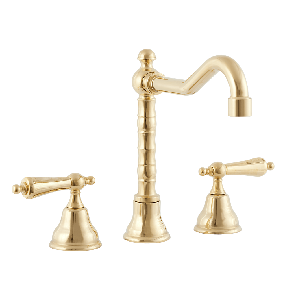 English Lever Taps - English Tap Spout - Cross Handles