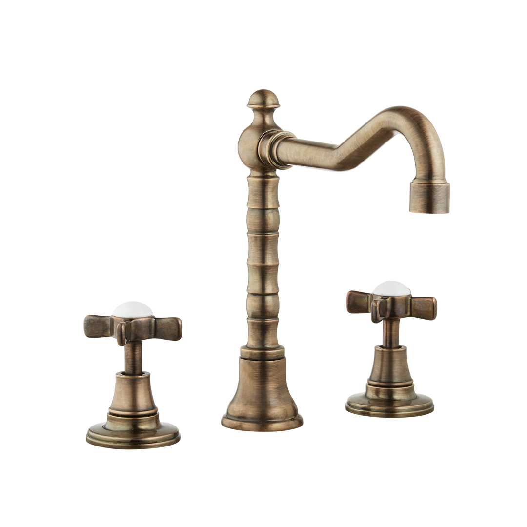 English Lever Taps - English Tap Spout - Cross Handles