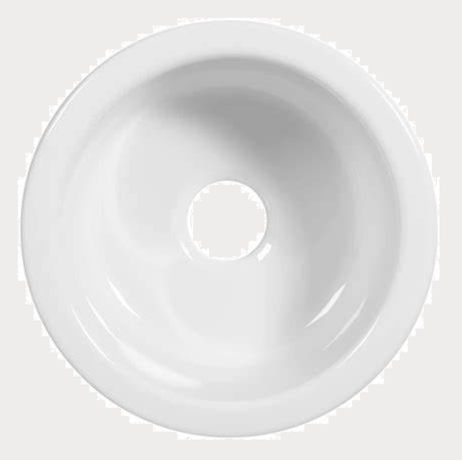 Undermount Fireclay Ceramic Bar Sink - 460mm