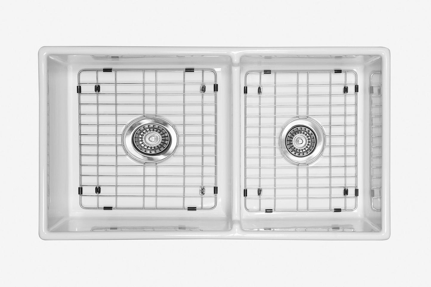 Double Country Offset Double Grid - Large Bowl