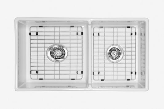 Double Country Offset Double Grid - Large Bowl