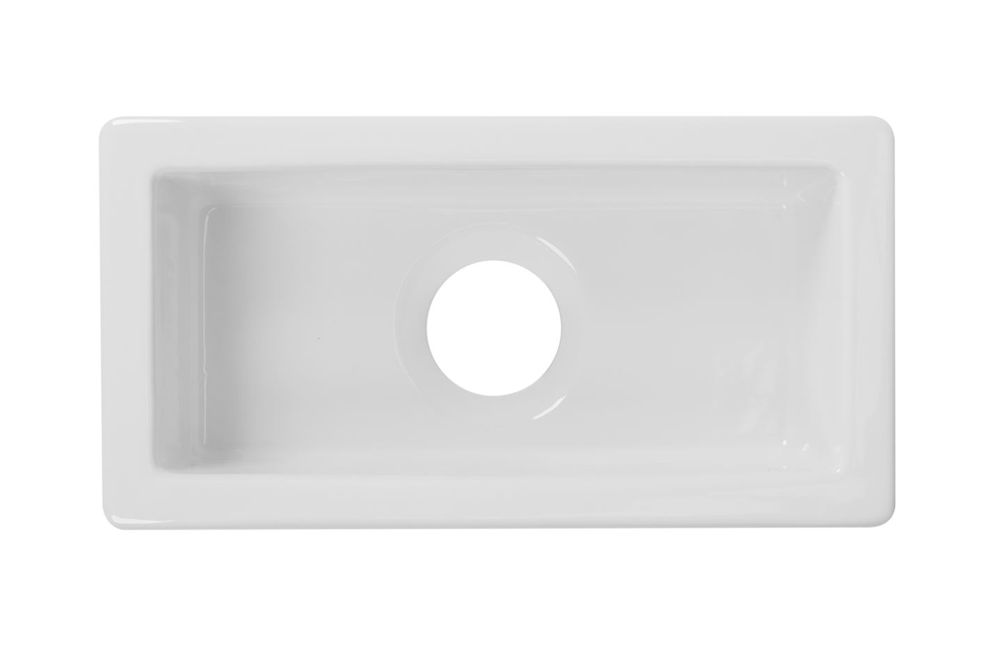 Undermount Fireclay Kitchen Sink Side Bowl - 250mm