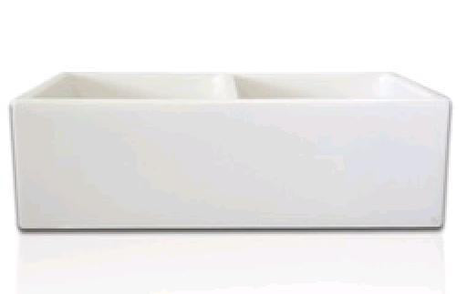 Double Bowl Farmhouse Sink - 833mm