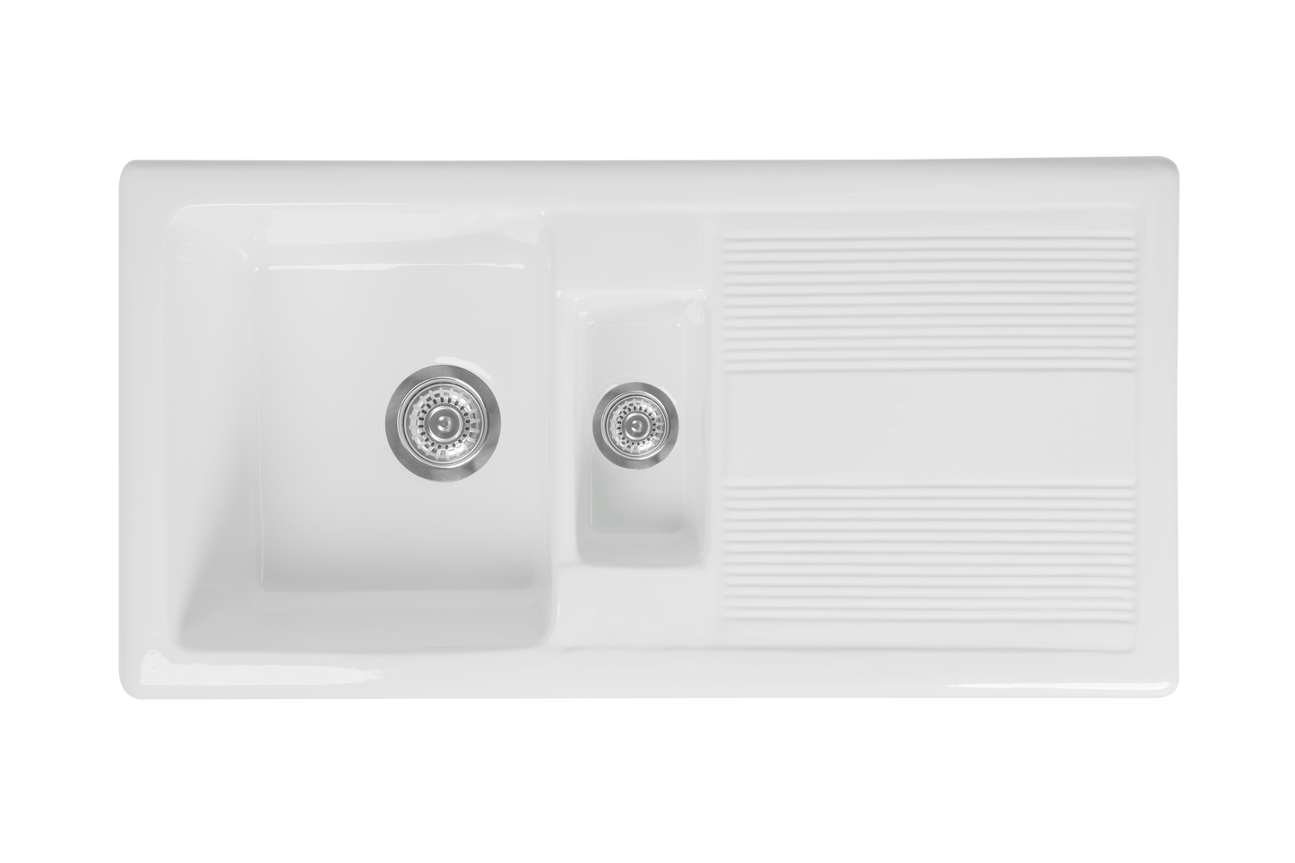 Double Ceramic Kitchen Sink