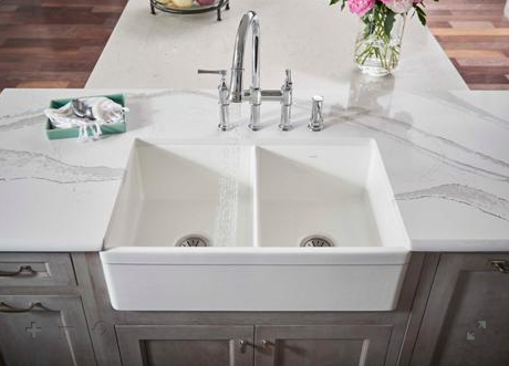 Eaton Double Bowl Sink - 833mm