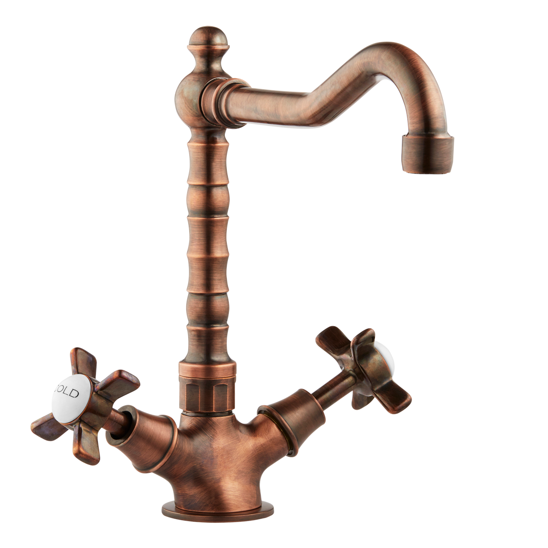 Country Kitchen Tap - Porcelain levers