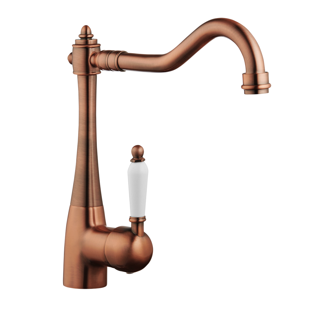 Traditional Kitchen Tap - Porcelain Lever
