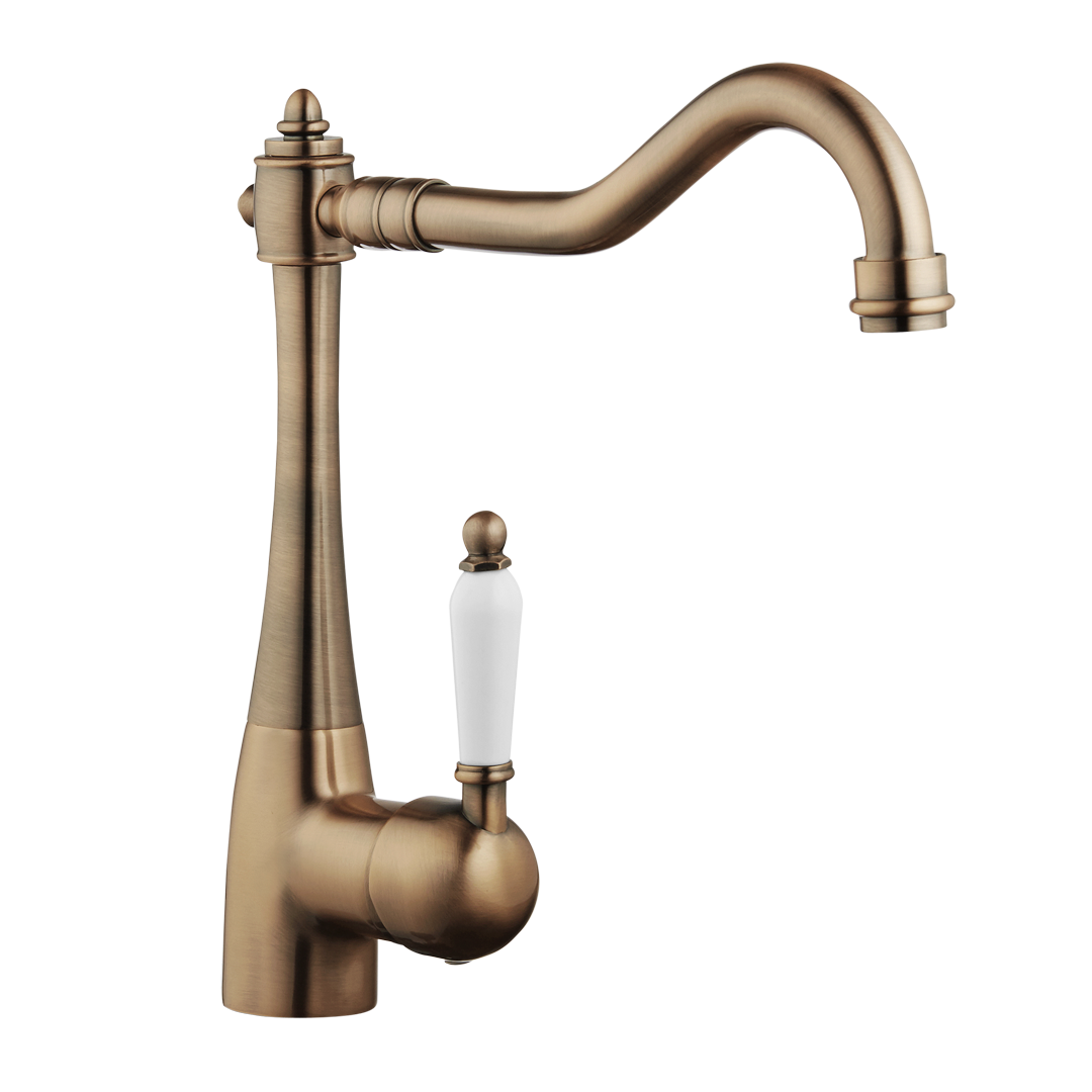 Traditional Kitchen Tap - Porcelain Lever