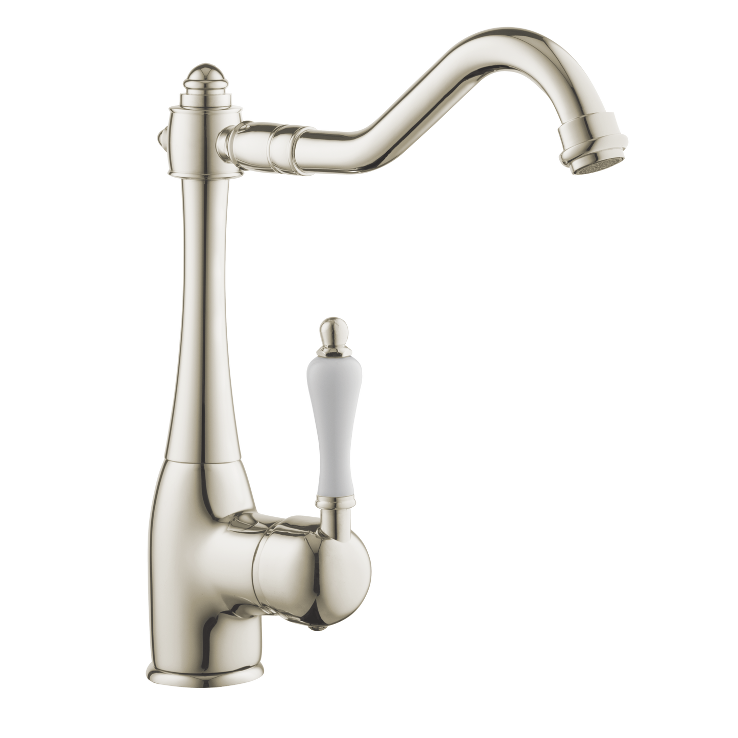 Traditional Kitchen Tap - Porcelain Lever