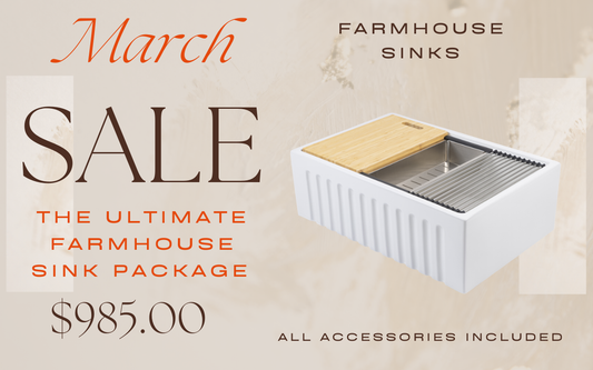 Happy March - Workstation Sink Promotion