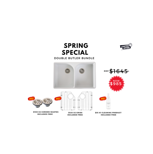 SPRING BUNDLE - DOUBLE BUTLER SINK SPECIAL!