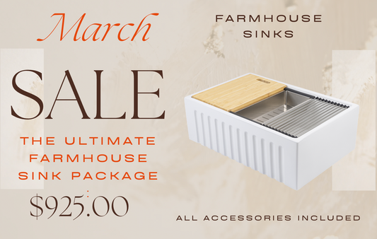 Happy March - Workstation Sink Promotion