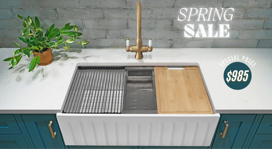 October Spring Sale - Farmhouse Sink Promotions