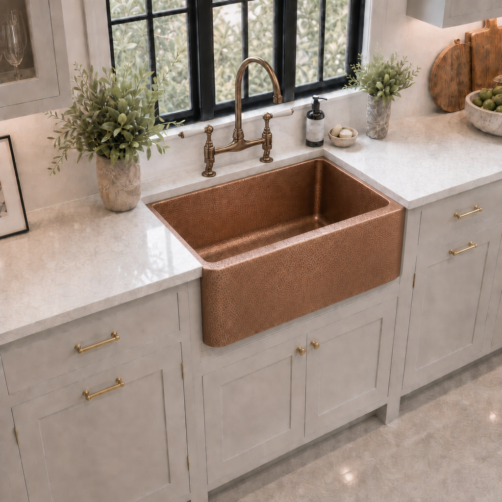 Copper Farmhouse Sink Collection