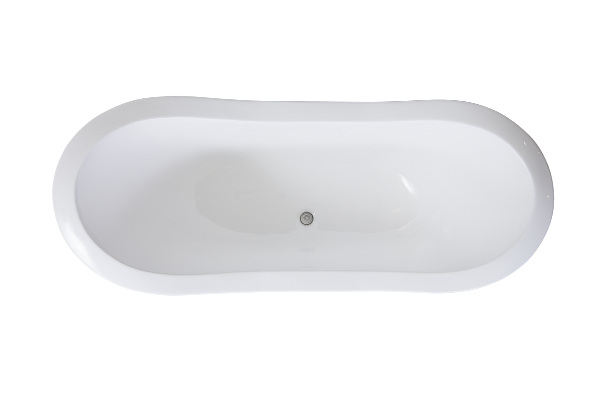Duette  - Double Ended Cast Iron Slipper Bath - 1800