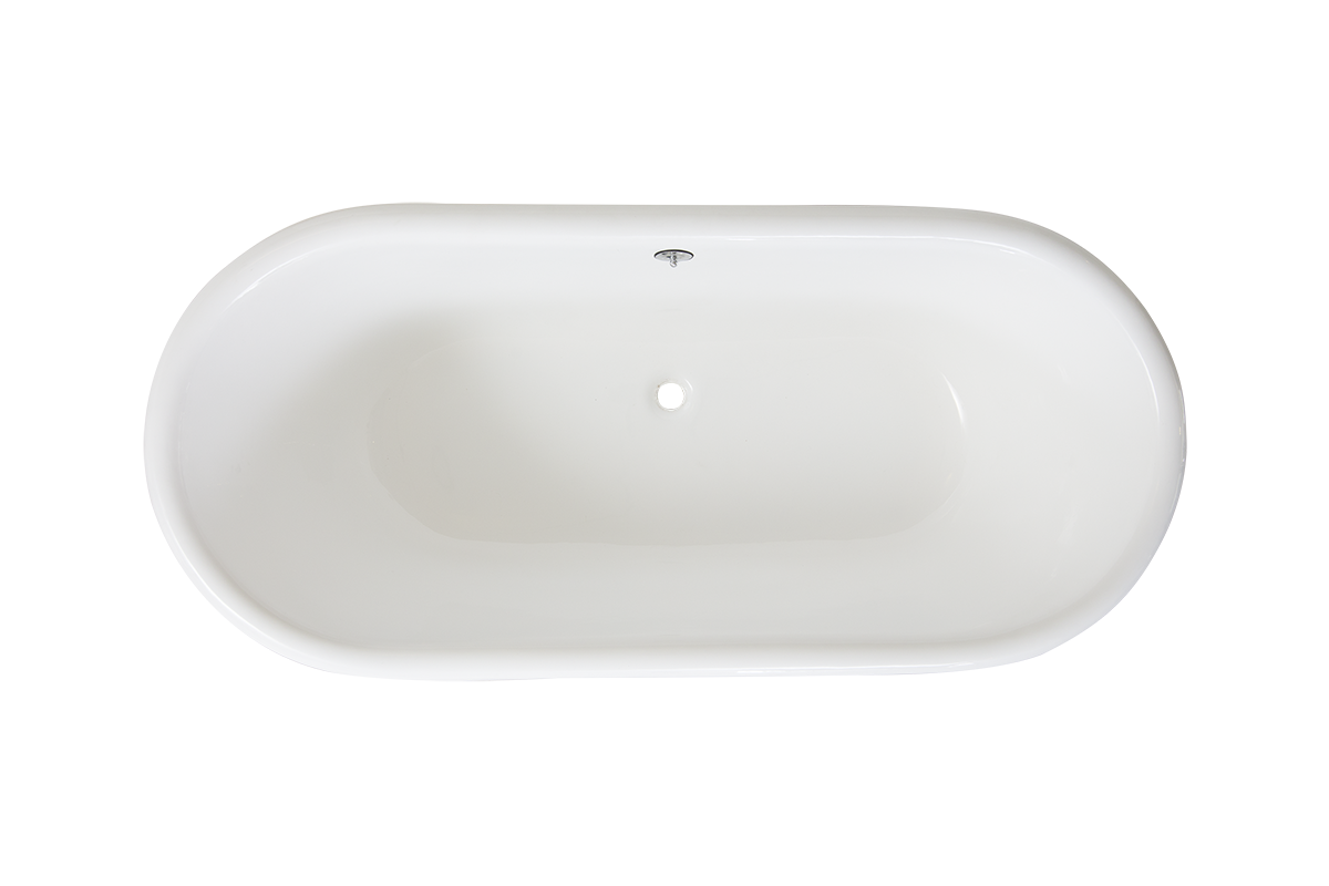 Monet  - Double Ended Cast Iron Apron Bath - 1677 - Aston Martin Red