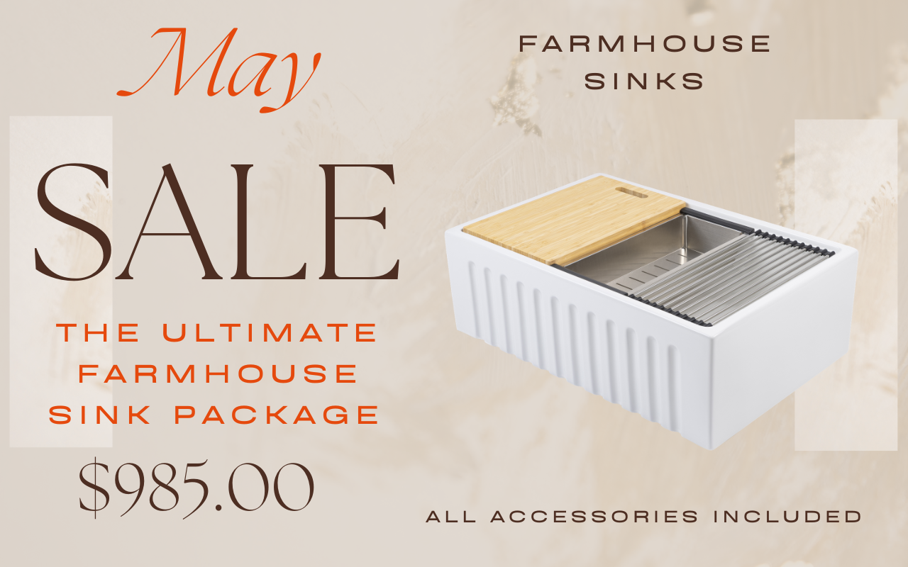 Load video: Farmhouse Sinks - May Sale