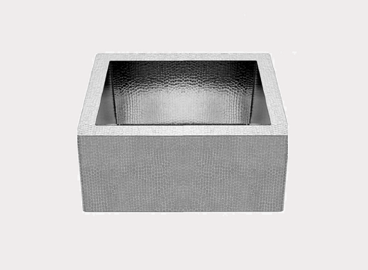 Hammered Stainless Steel Sink - 595mm