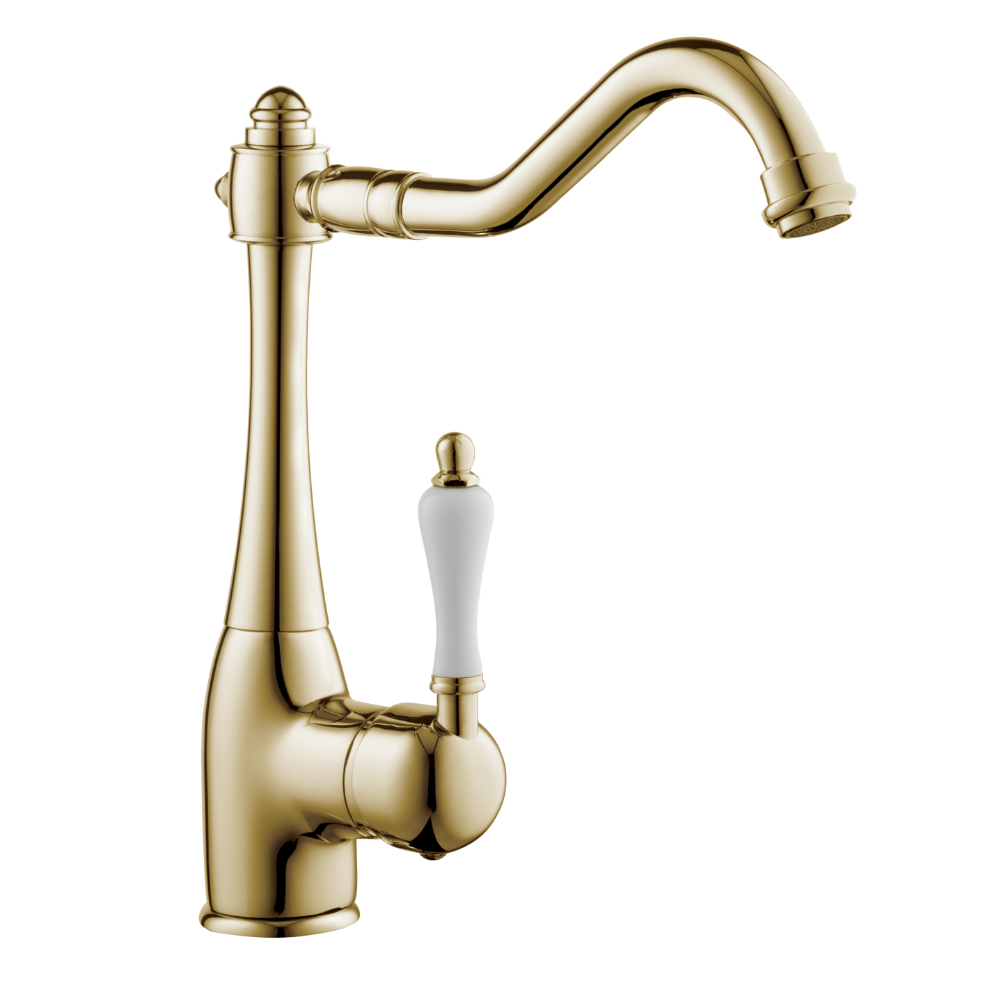 Traditional Kitchen Tap - Metal Lever