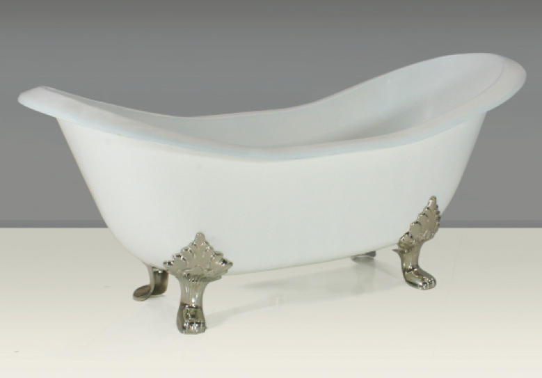 Duette  - Double Ended Cast Iron Slipper Bath - 1800
