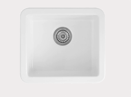 Undermount Fireclay Prep Sink - 420 x 482 x 257 mm