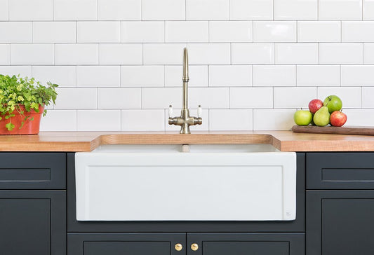 February Special - Double Country Fireclay Sink