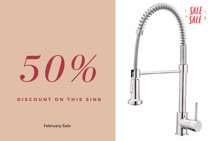 Farmhouse Sink Free Tap Package - February