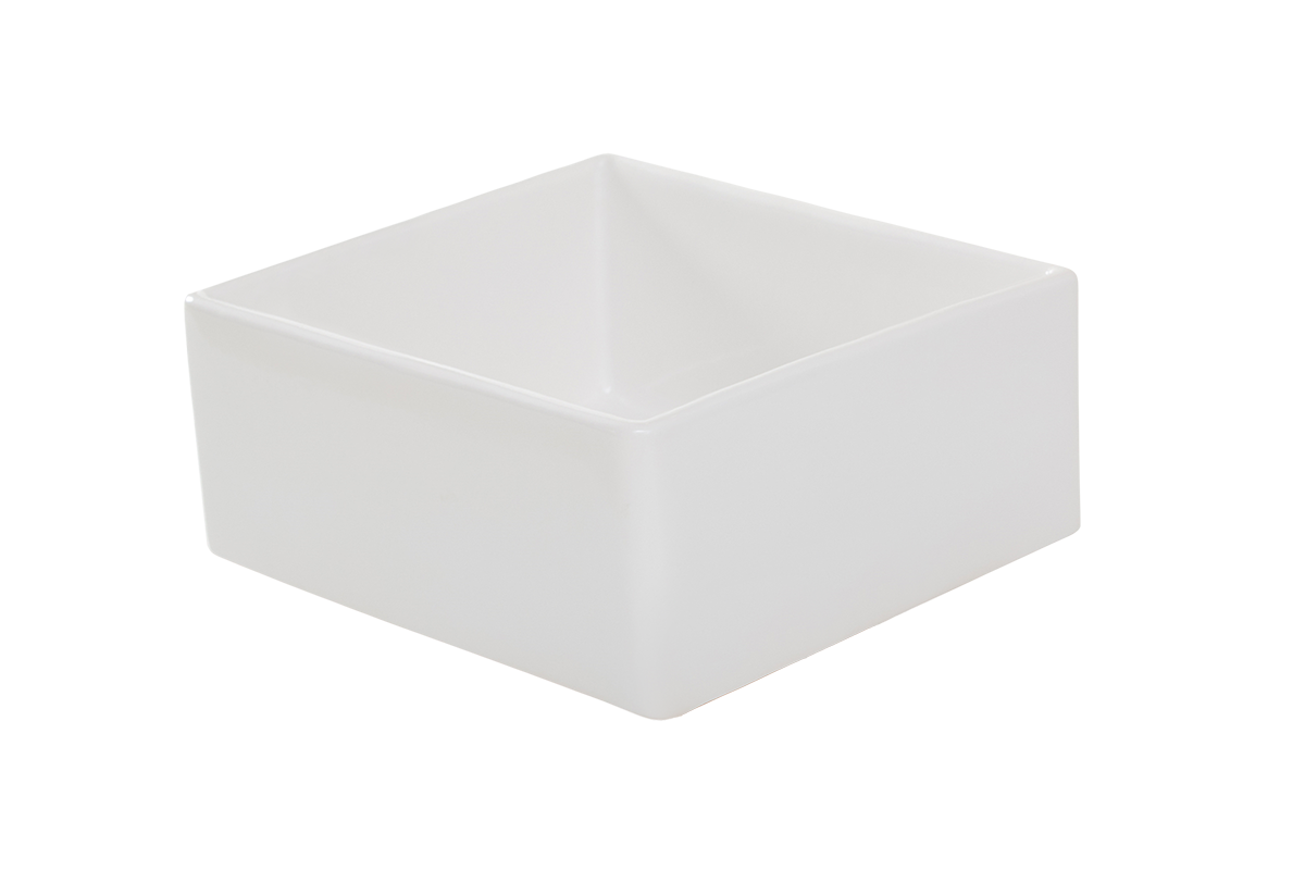 Fireclay Butler Sink - 595mm by Savile Row - single bowl fireclay butler sink - angled view
