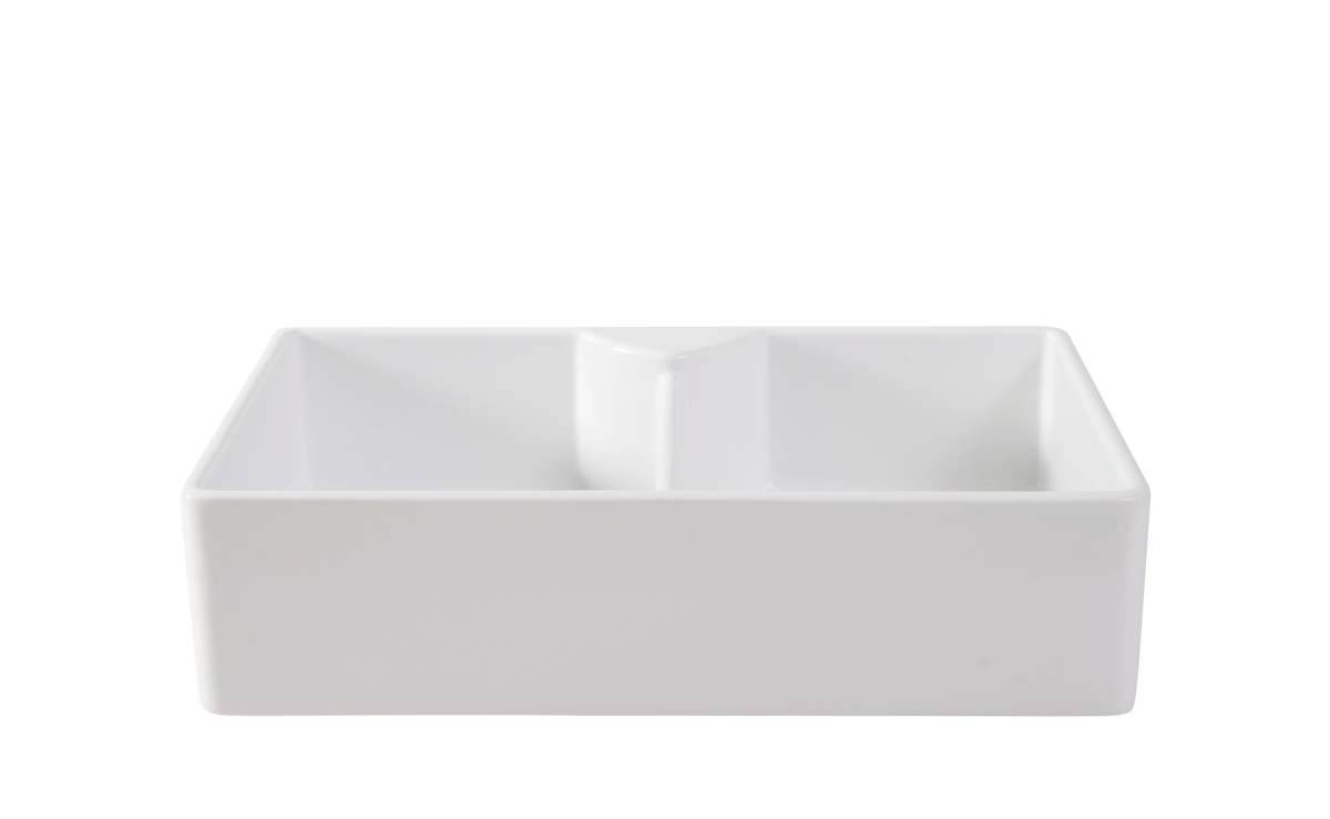 Great British Double Butler Sink - 895mm by Savile Row - front view