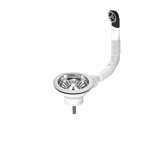 Soho 1.0 - Ceramic Kitchen Sink & Drain Board by Savile Row - overflow kit
